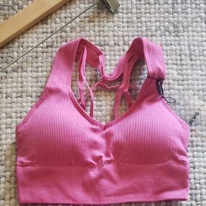 NVGTN Bubblegum Pink Galaxy Sports Bra Small